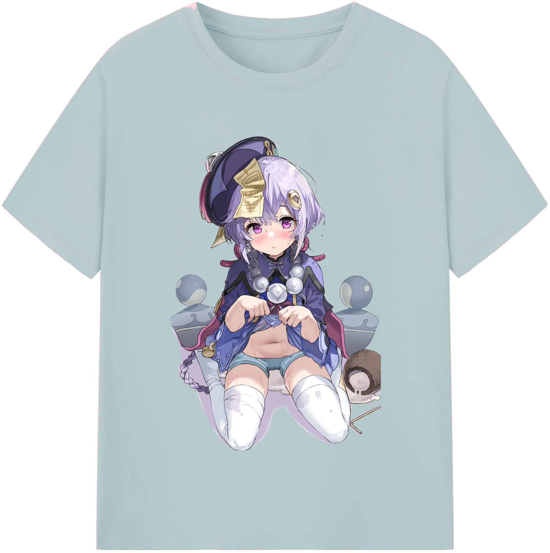 げんし神 七七 なな  genshin Nana 綿100％半袖Tシャツ（フロントプリント）